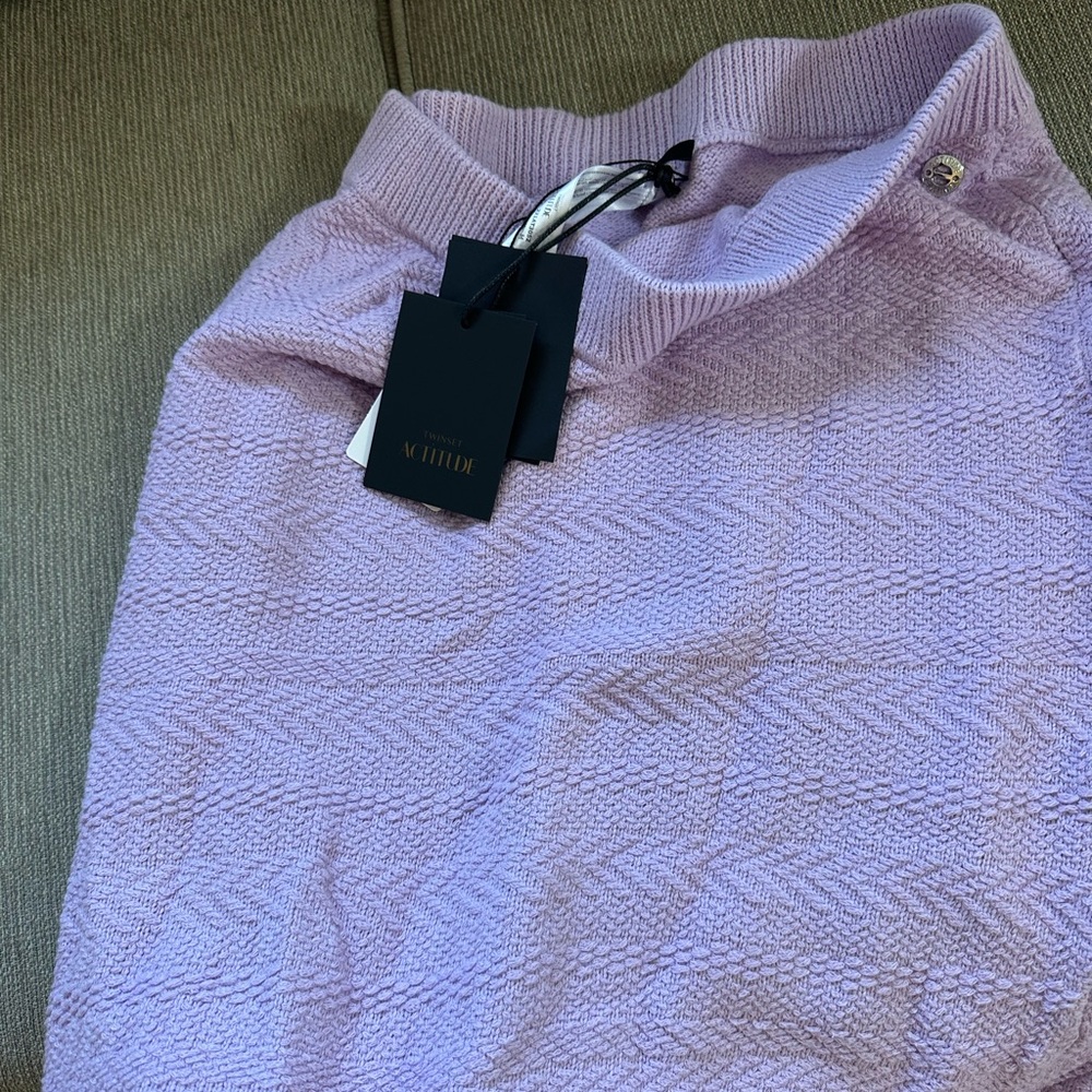 Twin-Set Actitude Lilac Purple Bodycon Skirt